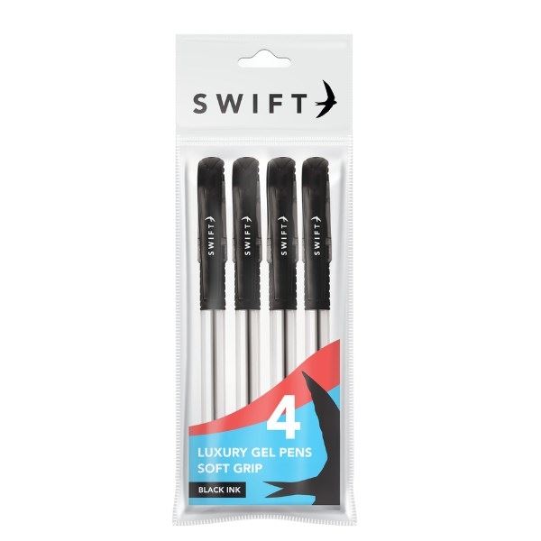 Luxury Gel Pens - SWIFT SOFT GRIP 4-Pack | P3096